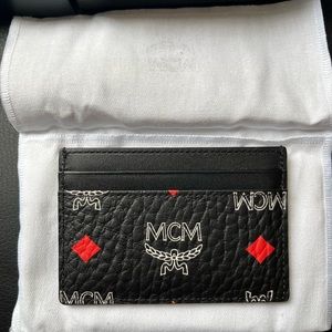 MCM Spectrum Diamond Black Cardholder Wallet